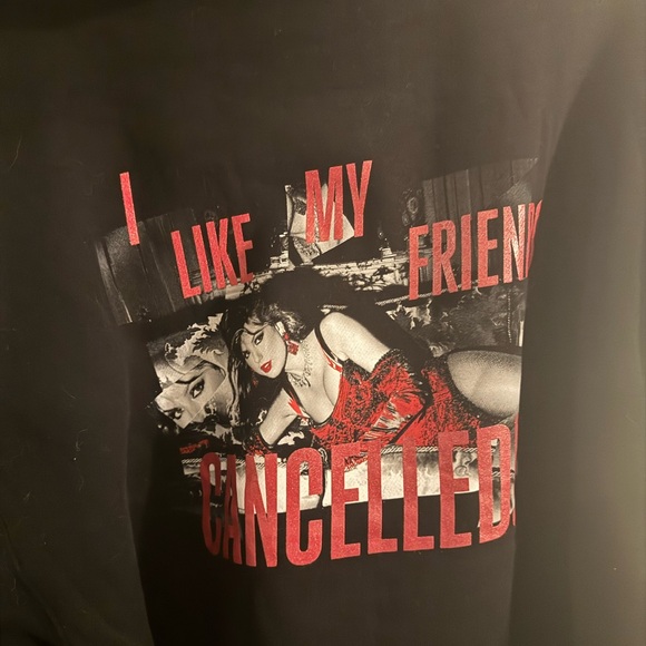 Taylor Swift I LIKE MY FRIENDS CANCELLED! HOODIE - Picture 4 of 5